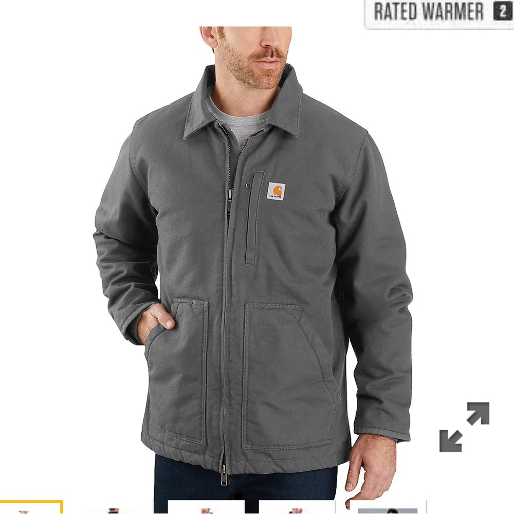 Carhartt Men's Charcoal Field Jacket